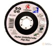 Disco de laminas abrasivas para acero inox., ø 125 x 22.2 mm, grano 40