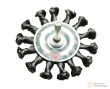 Disco de alambre trenzado ø 75 mm con vastago para taladro, ø 6 mm