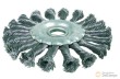 Cepillo de alambre de acero trenzado, ø 125 x 22.2 mm