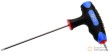 Llave acodada en "t" torx doble, t10 x 100 mm., con empuñadura