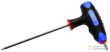Llave acodada en "t" torx doble, t20 x 120 mm., con empuñadura