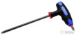Llave acodada en "t" torx doble, t40 x 160 mm.,con empuñadura