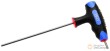 Llave acodada en "t" allen doble, 3 x 115 mm., con empuñadura