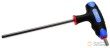 Llave acodada en "t" allen doble, 8 x 175 mm., con empuñadura