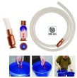 Bomba de manguera por decantación para succion de agua, combustible y liquidos de limpieza, 2.000 mm. - boquilla de cobre 3/4"