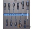 Bandeja 2/3 de polifoam con 11 destornilladores torx (t6 - t40)