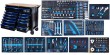 Carro portaherramientas de 12 bandejas, xl (1150 x 970 x 460 mm) + dotacion de 501 herramientas
