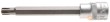 Vaso corto 3/8" punta ribe, r6 x 100 mm