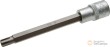 Vaso corto 1/2" punta ribe, r9 x 140 mm