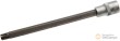 Vaso corto 1/2" punta ribe, r10.3 x 200 mm