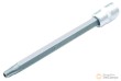 Vaso corto 1/4" punta torx-h, t30h x 100 mm. especial airbags
