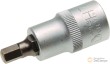 Vaso corto 1/2" punta allen, h7 x 53 mm.