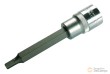 Vaso corto 1/2" punta allen, h5 x 100 mm.