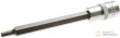 Vaso corto 1/2" punta allen, h5 x 140 mm.