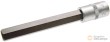Vaso corto 1/2" punta allen, h14 x 140 mm.