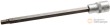 Vaso corto 1/2" punta allen, h8 x 200 mm.