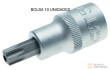 Bolsa 10 vasos cortos 1/2" punta torx inviolable, t50h x 58 mm