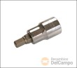 Vaso corto 1/2" punta allen, h9 x 53 mm
