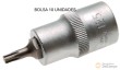 Bolsa 10 vasos cortos 1/2" punta torx, t25 x 53 mm