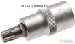 Bolsa 10 vasos cortos 1/2" punta torx, t50 x 53 mm