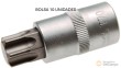 Bolsa 10 vasos cortos 1/2" punta torx, t70 x 58 mm