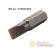 Bolsa 10 puntas planas 5/16", 8 x 30 mm