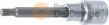 Vaso corto 1/2" punta xzn m7 x 100 mm