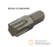 Bolsa 10 puntas torx 5/16", t70 x 30 mm