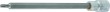 Vaso corto 1/2" punta torx t30 x 200 mm, adecuado para desmontaje de abrazaderas