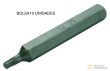 Bolsa 10 puntas torx 10 mm, t25 x 75 mm