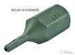 Bolsa 10 puntas torx inviolable 10 mm, t10h x 30 mm