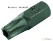 Bolsa 10 puntas torx inviolable 10 mm, t50h x 30 mm