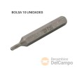 Bolsa 10 puntas torx inviolable 10 mm, t20h x 75 mm