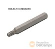 Bolsa 10 puntas torx inviolable 10 mm, t40h x 75 mm