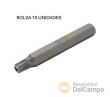 Bolsa 10 puntas torx inviolable 10 mm, t45h x 75 mm