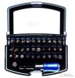 Estuche 32 puntas color inteligente, 1/4" (ph + pz + tx + tx-h de 25 mm)