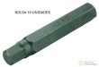Bolsa 10 puntas allen 10 mm, h12 x 75 mm