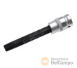 Vaso corto 1/2" punta negra ribe, r12 x 120 mm