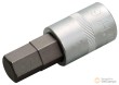 Vaso corto 1/2" punta allen, h16 x 70 mm