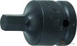 Vaso corto 3/4" de impacto con punta allen, h12 x 55 mm.