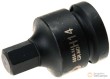 Vaso corto 3/4" de impacto con punta allen, h14 x 55 mm