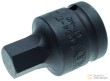 Vaso corto 3/4" de impacto con punta allen, h17 x 55 mm