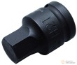 Vaso corto 3/4" de impacto con punta allen, h21 x 55 mm