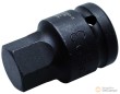 Vaso corto 3/4" de impacto con punta allen, h23 x 55 mm