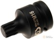 Vaso corto 3/4" de impacto con punta xzn, m16 x 55 mm