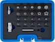 Estuche de 3 adaptadores de puntas (1/4" & 3/8") + 20 puntas ts-h plus (tp10h - tp60h) y ts plus( ts10 - ts60 )