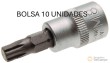 Bolsa 10 vasos cortos 3/8" punta xzn, m8 x 53 mm