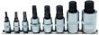 Regleta 8 vasos cortos 1/4" - 3/8" - 1/2" punta xzn (m4 - m16)