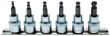 Regleta 7 vasos cortos 3/8" punta allen bola (hb3 - hb12 x 53 mm)
