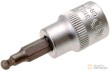 Vaso corto 3/8" punta allen bola, 4 mm